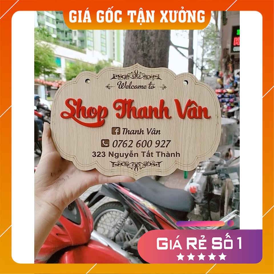 Bảng Gỗ Chụp Ảnh Cho Shop Online