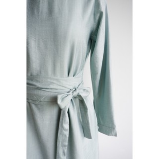 Đầm suông, xanh mint cột eo 7CELEB - DN0210