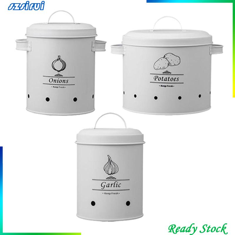 Set 3 Hộp Đựng Thực Phẩm Có Nắp Đậy Kín Khí Cho Nhà Bếp