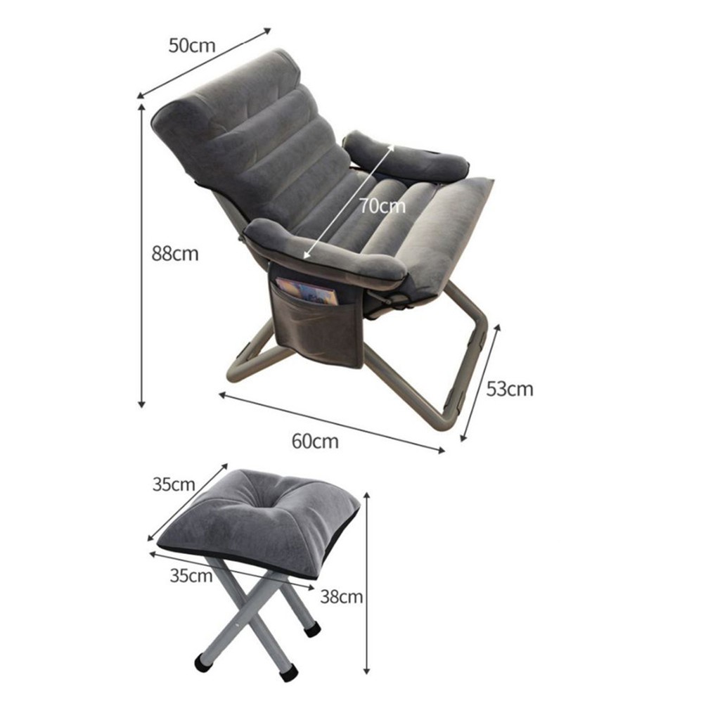 Ghế sofa lười tựa lưng gấp gọn -thư giãn đọc sách thoải mái smart_homehome RE0677-RE0676