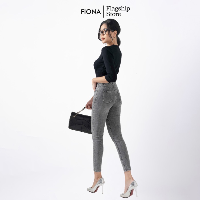 Áo Len Nữ Tay Lỡ FIONA, Áo Nữ Cổ Tròn Thu Đông Mã F850729