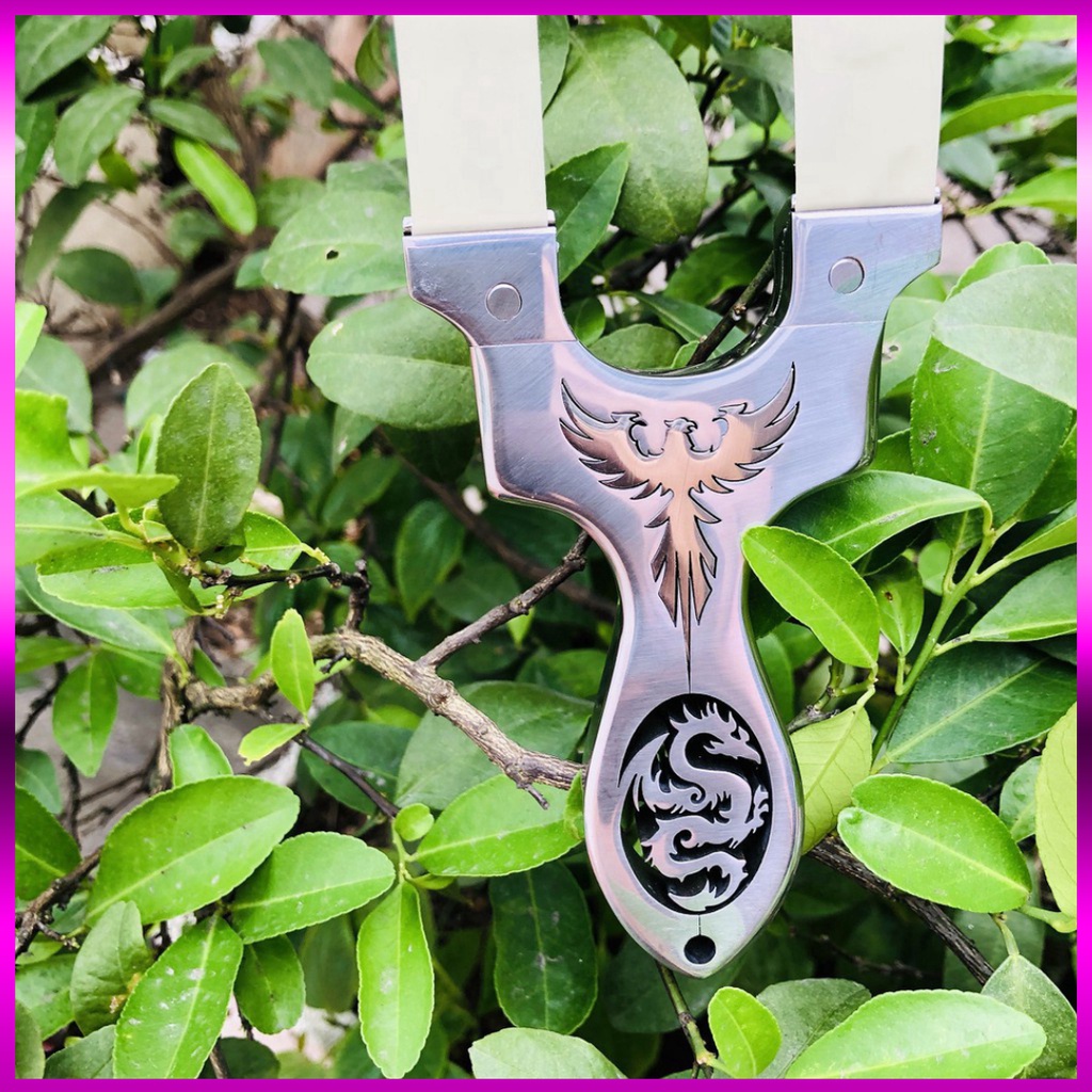 Ná Cao Su Cao Cấp Inox 304 Nguyên Khối Hình Rồng Phượng Siêu Đẹp  - NCS12