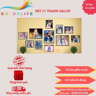 TRANH SALON TIỆM CẮT TÓC NỮ SIÊU ĐẸP TRANG TRÍ QUÁN TÓC GIÁ XƯỞNG K34 COLORLIFE