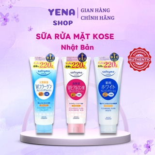 Sữa rửa mặt KOSE Softymo Cleansing Foam Collagen Nhật Bản lọ 220g