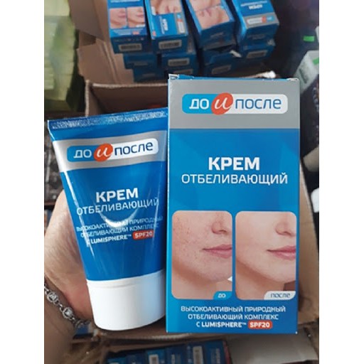 Kem dưỡng trắng da mờ nám KPEM của Nga 100ml