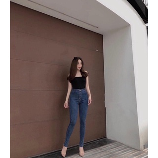 Quần skinny lưng cao