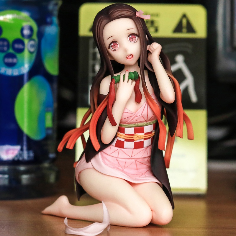 Đồ trang trí Nhân Vật Kamado Nezuko Trong Anime Demon Slayer Trang Trí Xe Hơi