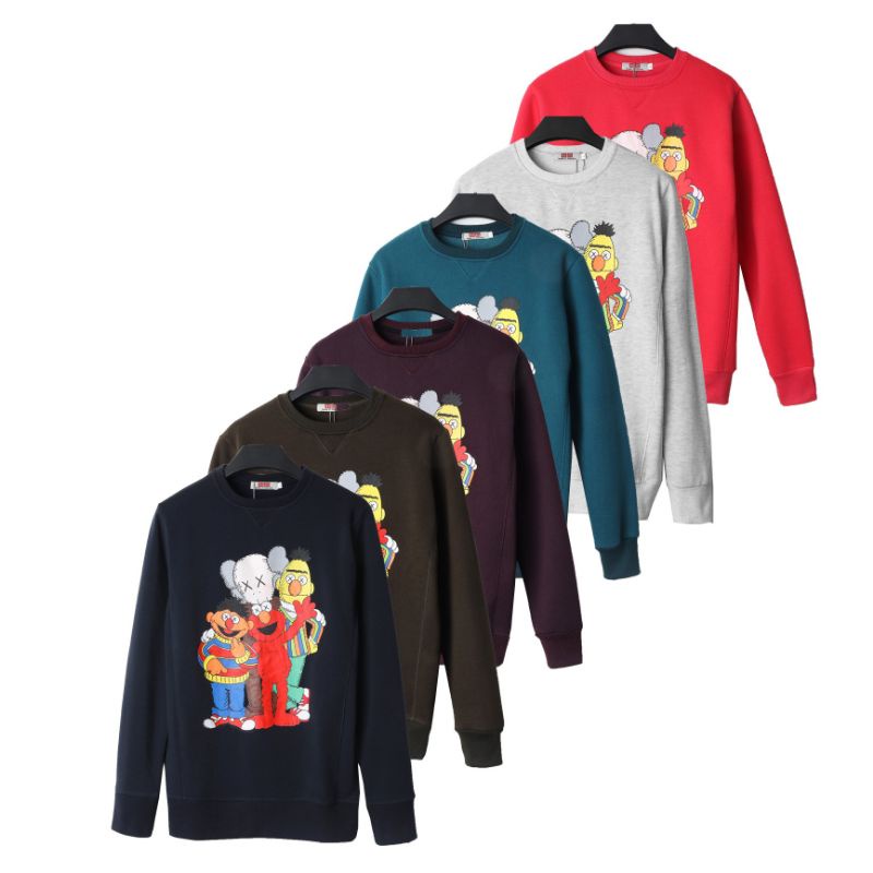 [Mã SR101512 giảm 25% đơn 50K] Áo Sweater Vải Nỉ Thu Đông Cotton 100% , Form Hình In Unisex - 3bros Quần Áo Xuất Khẩu