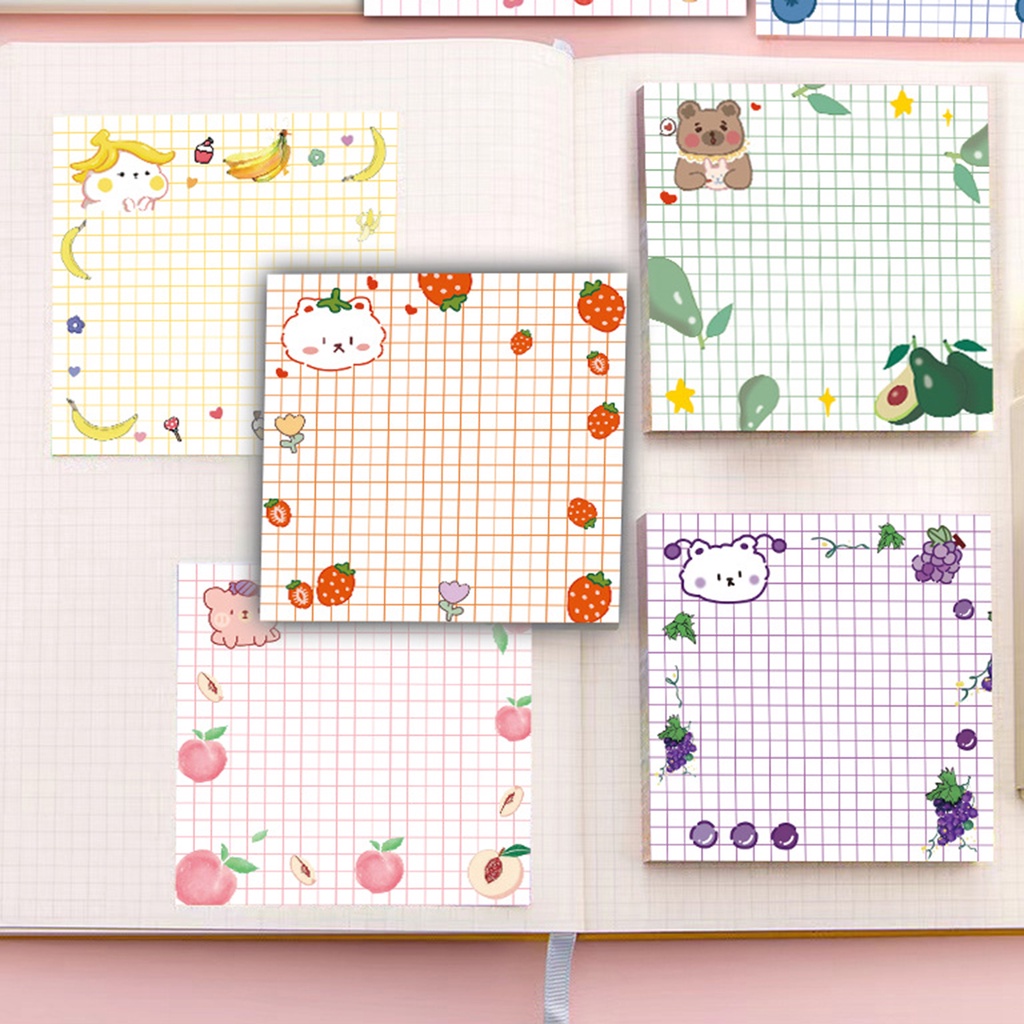 Set 50 Tờ Giấy Ghi Chú Họa Tiết Dễ Thương Cho Học Sinh