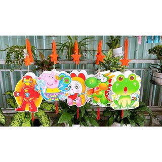 Combo 100 đèn trung thu 2 mảnh ( không kèm pin)