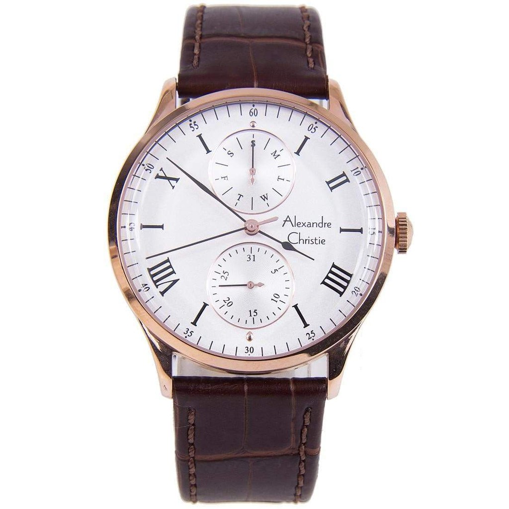 Đồng hồ đeo tay Nam hiệu Alexandre Christie 6437MFLRGSL