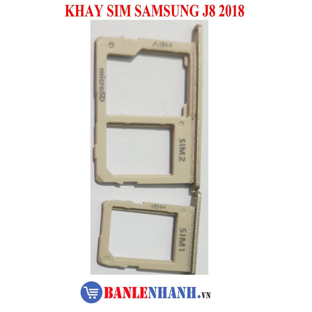 KHAY SIM SAMSUNG J8 2018 MÀU VÀNG