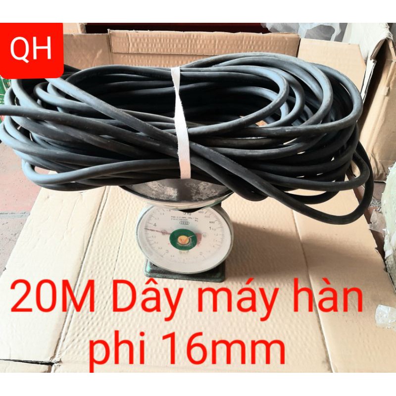 20M Dây máy hàn phi 16mm lỗi đồng như hình