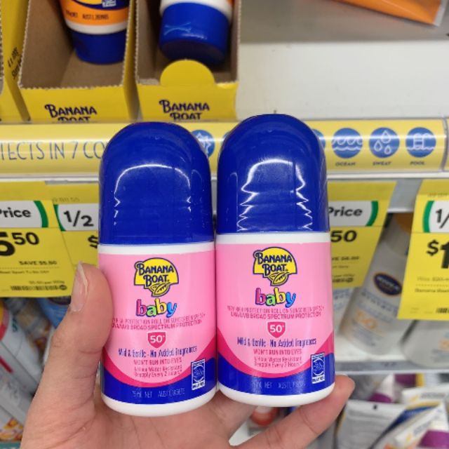 CHỐNG NẮNG DẠNG LĂN CHO TRẺ EM #BANANA #BOAT BABY SPF 50+