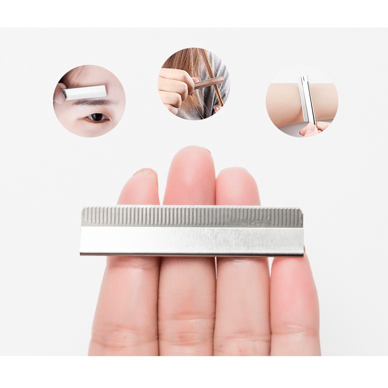 Hộp 10 dao cạo tỉa lông mày kiểu đơn giản SZ071