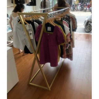 kệ treo quần áo - giá treo quần áo hình chữ x cao 1m4 dài 1m5, phù hợp với mọi không gian Shop, 2 màu sang chảnh
