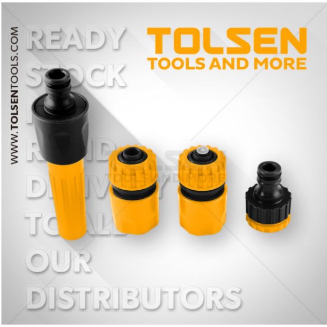 57125 bộ 4 đầu nối ống 1/2" tolsen