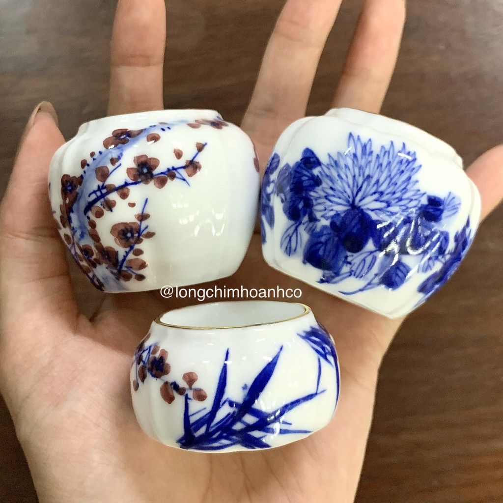 Cóng Than Lửa Chào Mào Dáng Khế Vẽ Mai Lan Cúc Trúc