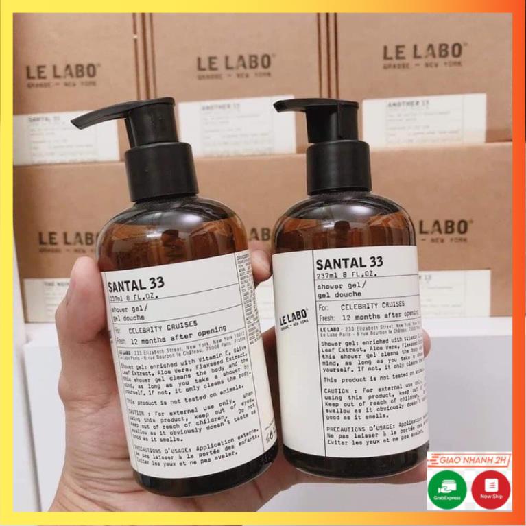 SỮA TẮM NƯỚC HOA LE LABO SANTAL 33 chai 330ml