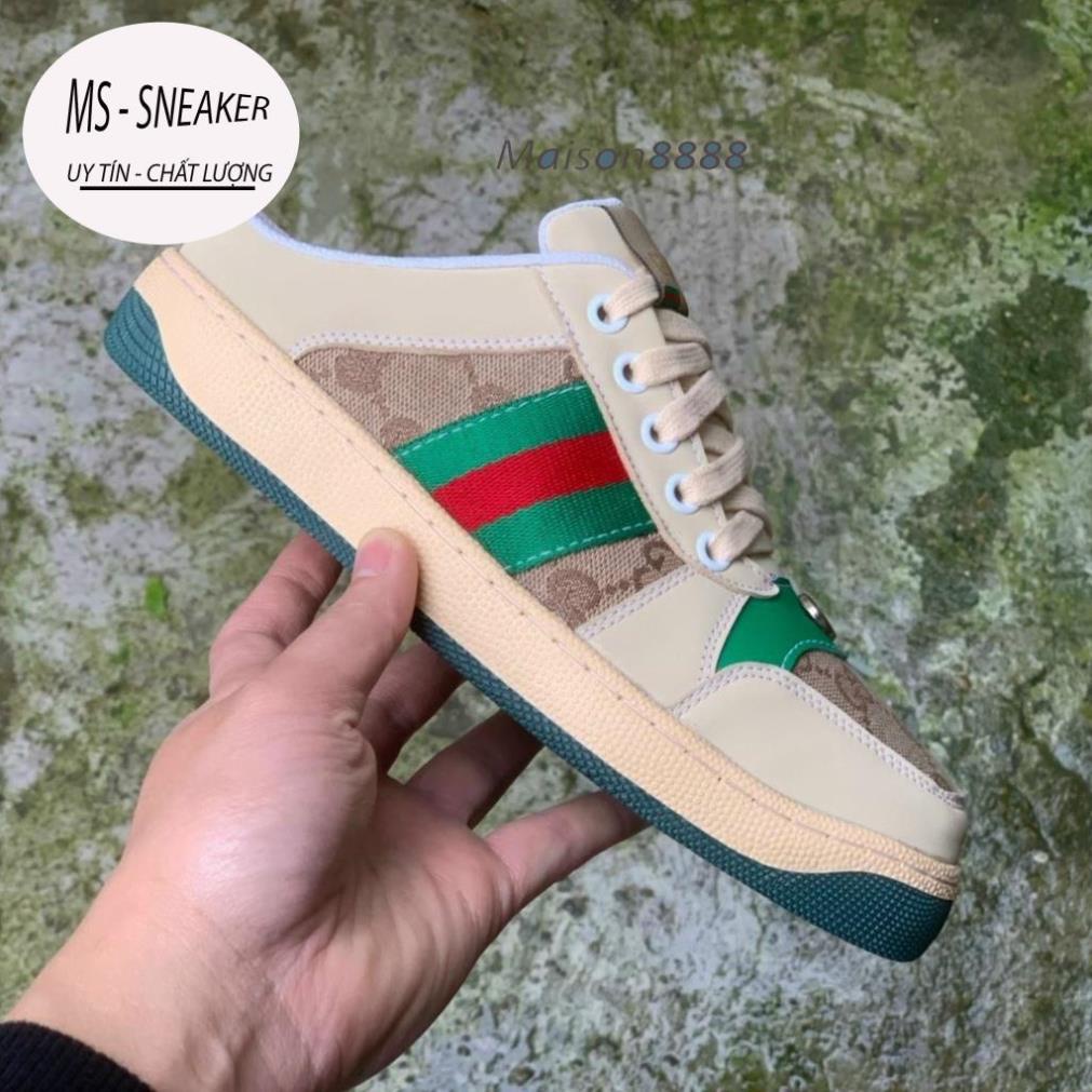 giày sục thể thao nữ gucci sơn tùng MS-Sneaker, giày sục nữ gg sơn tùng, hải tú hàng cao cấp full size 36-39