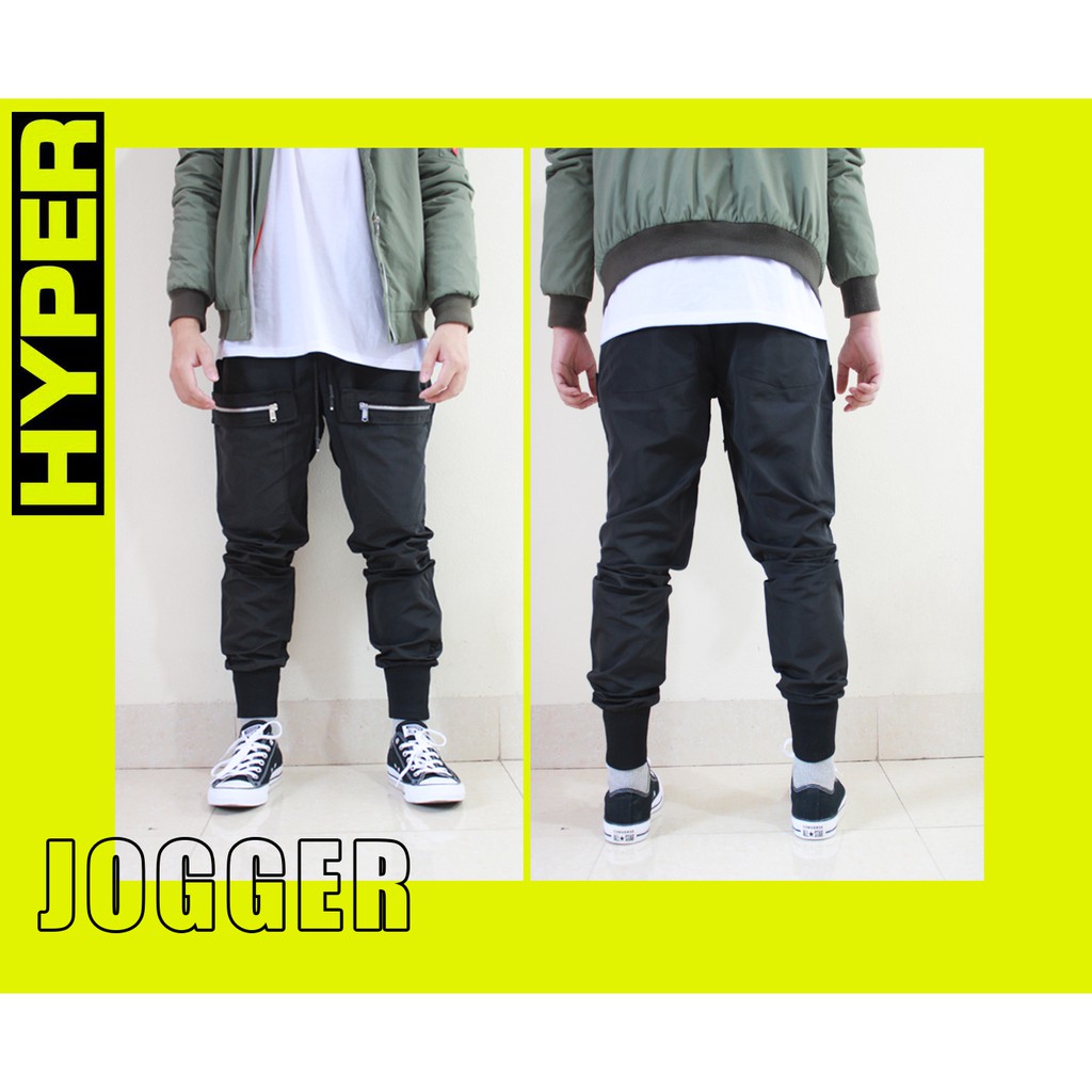 Quần Jogger Vải Dù Hàng Độc Phong Cách Hàn Quốc
