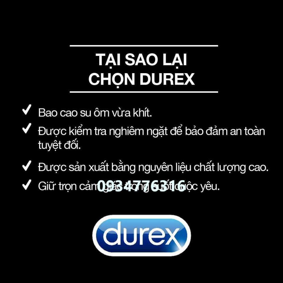 ✅ Bao cao su Durex Kingtex Hộp 3-12 bao