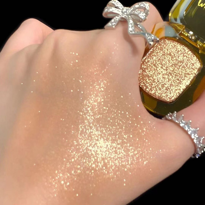 [Hàng mới về] Phấn mắt một màu tông nhũ ánh kim dùng trang điểm mắt | BigBuy360 - bigbuy360.vn