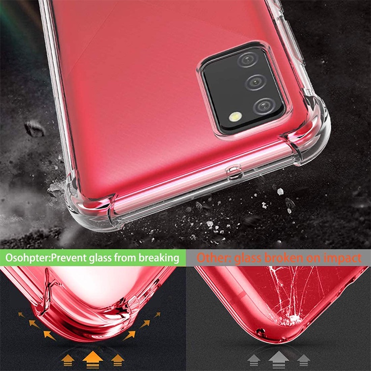 Ốp samsung a02s , a03s trong suốt chống sốc 4 cạnh , bảo vệ điện thoại tuyệt đối