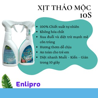 XỊT THẢO MỘC 10s – DIỆT CÔN TRÙNG CHIẾT XUẤT Ừ CÚC HỌA MI
