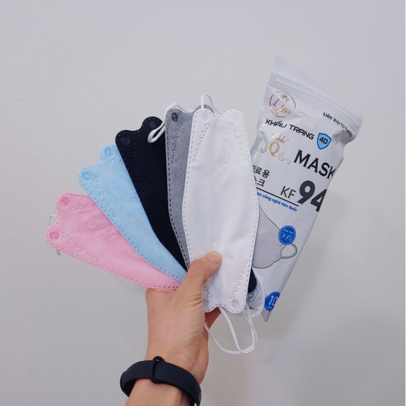 Thùng 300 chiếc khẩu trang kf94  An Mask , An tâm mask , kf 94 queen mask ,  dây đeo chắc chắn , không xù lông