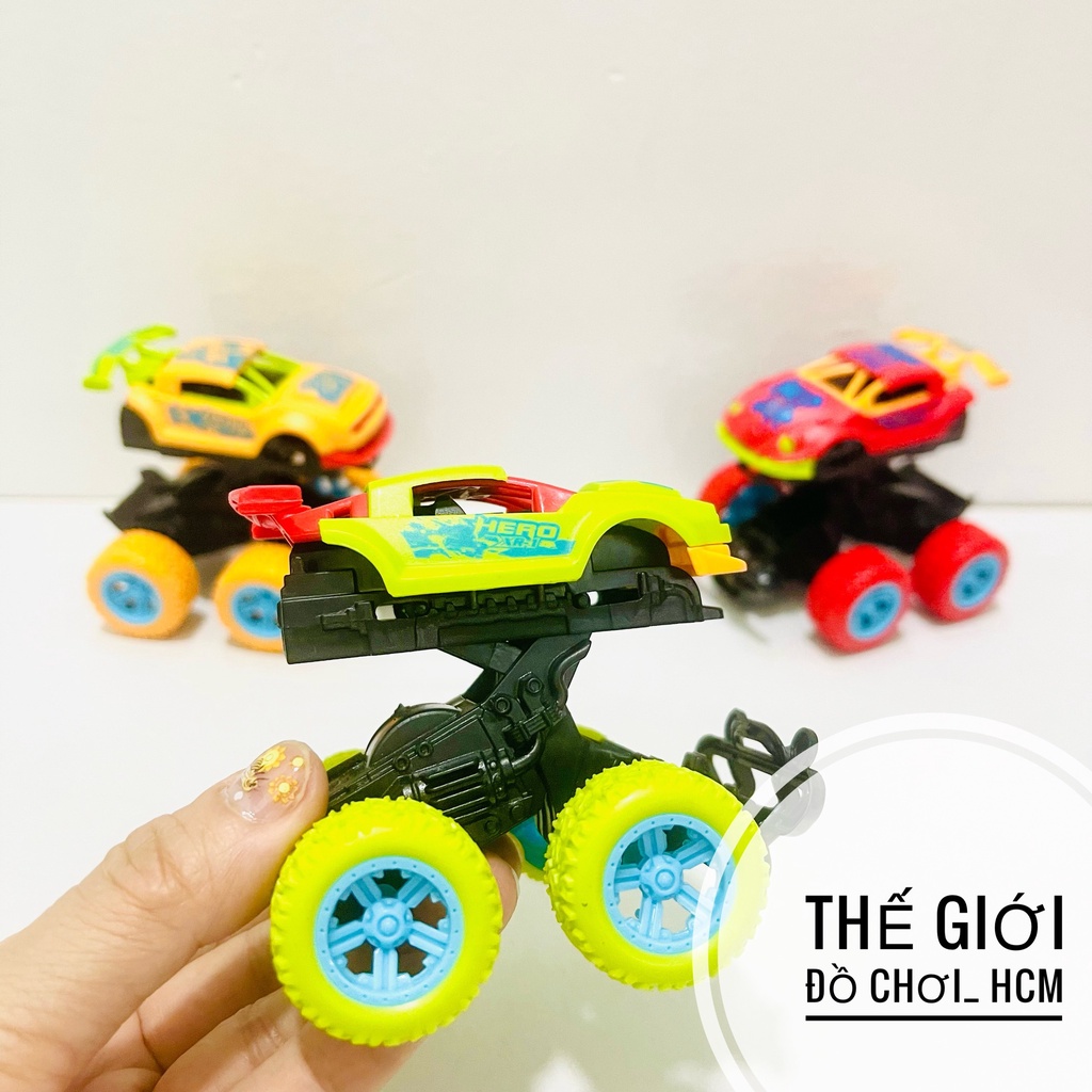 [HOT- ĐẨY ĐÀ SIÊU MƯỢT] Đồ chơi Xe ô tô địa hình quán tính chạy bánh đà không cần pin, xe trớn cho bé thích mô hình xe