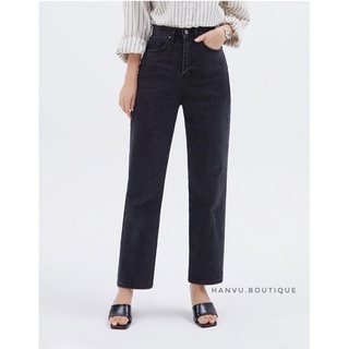 Quần Baggy Jean đen đơn giản có BIGSIZE ảnh shop chụp