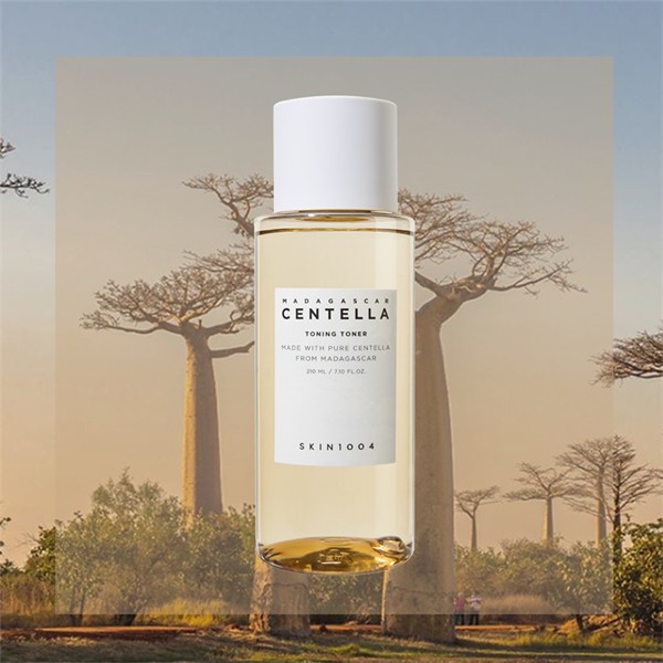 SKIN1004 Madagascar Centella Toning Toner - Nước Hoa Hồng Ngừa Mụn Phục Hồi Chiết Xuất Rau Má