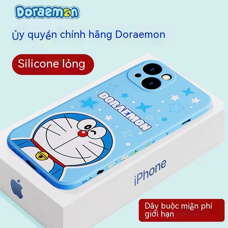 Ốp Điện Thoại Họa Tiết Doraemon Nhiều Màu Sắc Cho IPhone 13