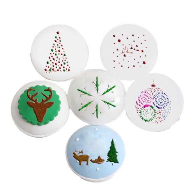 Khuôn vẽ trang trí bánh kem Halloween