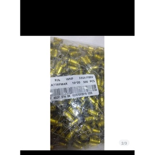 5 tụ loa 2 đầu 33uf 100v