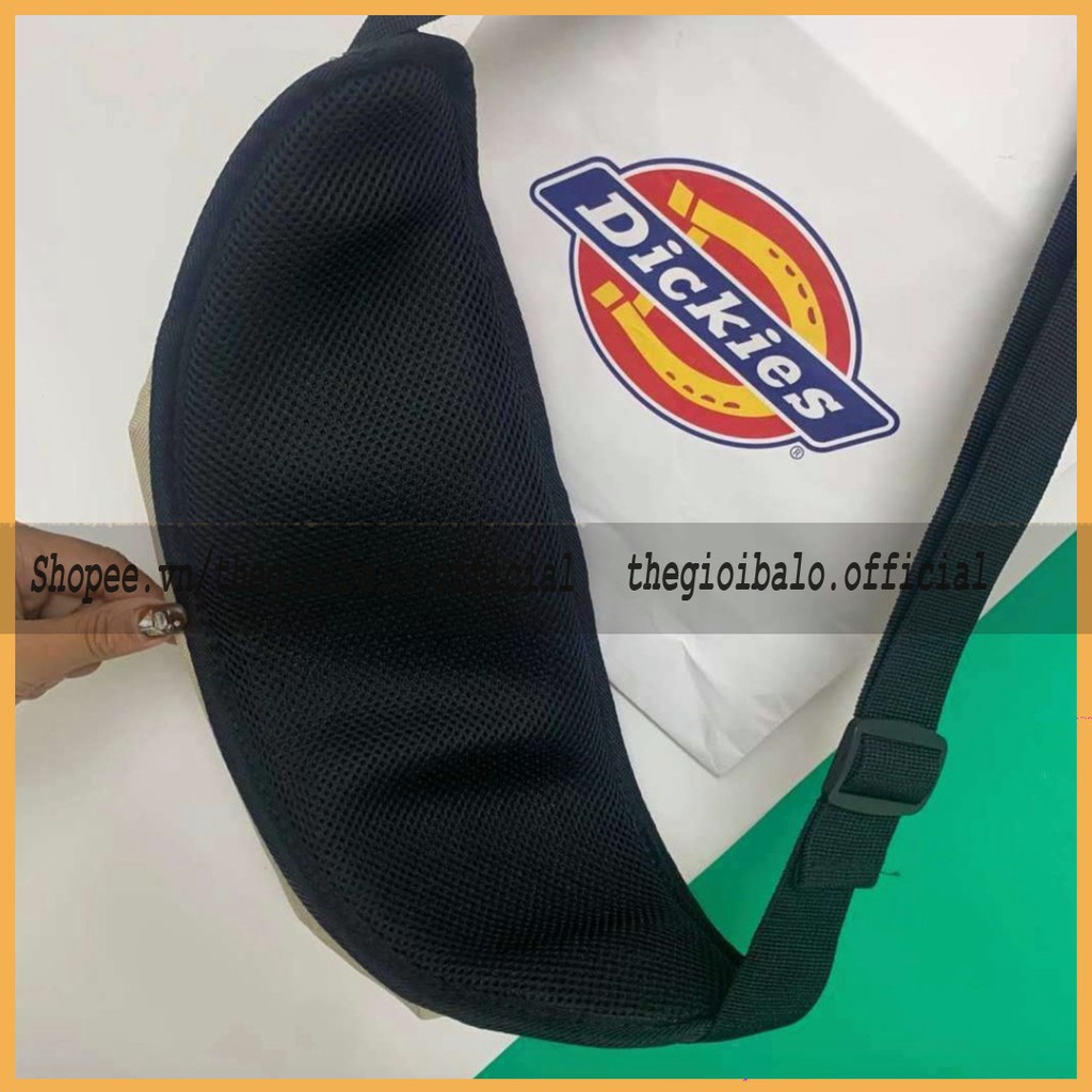 Túi chéo bao tử nam &amp; nữ unisex đeo vai xách đeo bụng đẹp đi chơi, đi học chất canvas DICKIES CHÉO VER 2 | thegioibalo