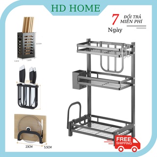 kệ gia vị thông minh - Kệ Đựng Gia Vị 2, 3 Tầng Cho Nhà Bếp Siêu Tiện Dụng