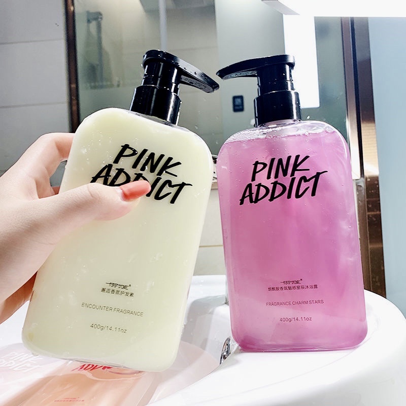 Sữa Tắm Ma Thuật PINK ADDICT Hương Thơm Quyến Rũ Lưu Hương Lâu Dưỡng Ẩm Trắng Da Sữa Tắm SHOWEL GEL PINKADDICT Tự Pha
