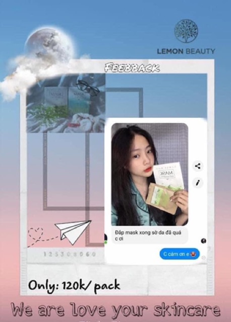 [Mua 1 tặng 4]LEMON MASK-BỘT KHỔ QUA RỪNG VÀ TẢO BIỂN HANDMADE | Thế Giới Skin Care