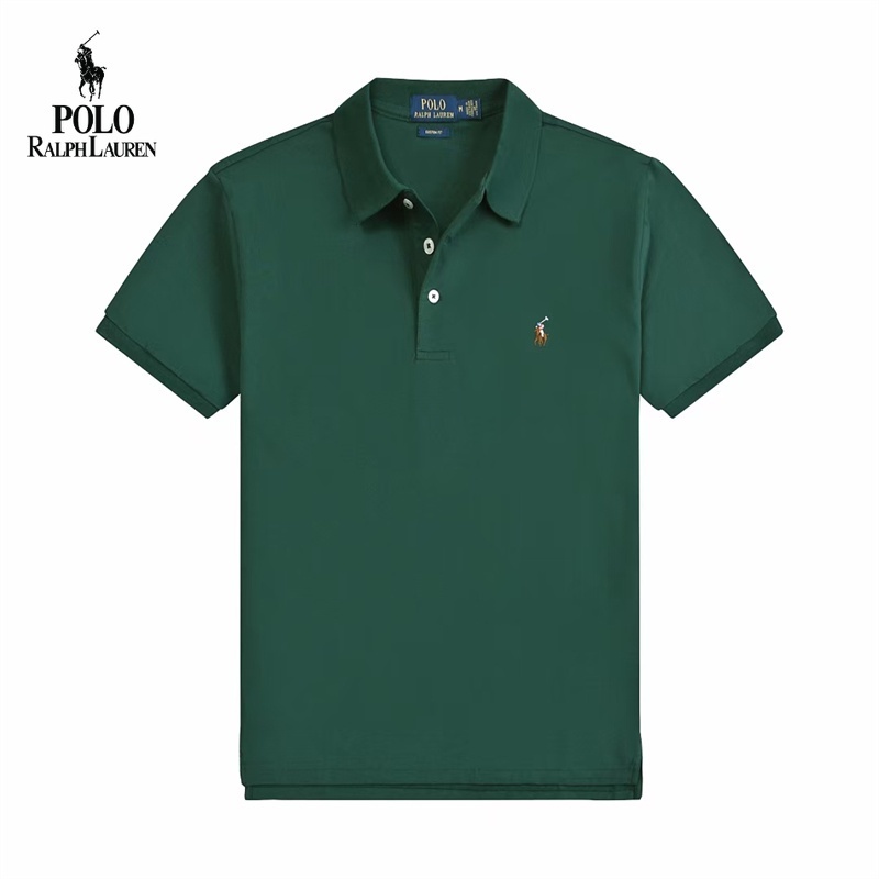 Áo Thun Polo Ralph Laurens Ngắn Tay Có 3 Nút Thời Trang Dành Cho Nam