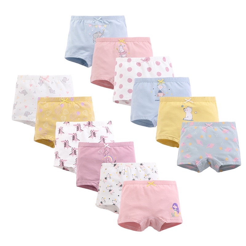 [CC03 Hot hot trend] Quần chíp đùi bé gái cao cấp chất liệu cotton kháng khuẩn siêu an toàn~MarukaFashion đồ lót cho bé