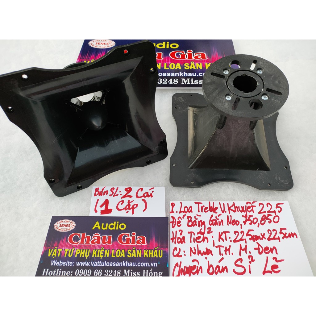 Phễu loa treble 22cm hỏa tiễn gắn treble 750- 2 cái Audio châu Gia