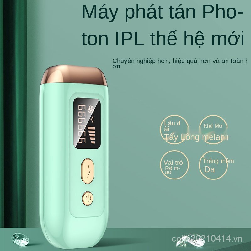 (Hàng Mới Về) Máy Triệt Lông Bằng Tia Laser Ipl Tiện Dụng Cho Nữ