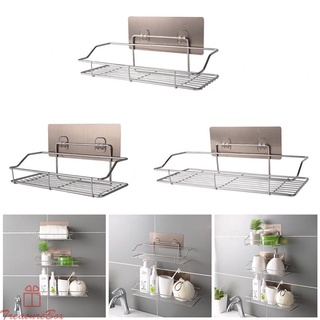 Stainless Steel Bathroom Storage Shelf PunchFree Wall Hanging Storage Rack WfmrWErZ YxKvDZE