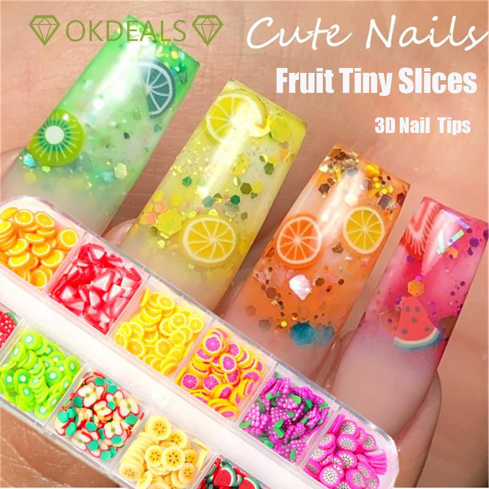 Nhãn Dán Trang Trí Móng Nghệ Thuật 3D 12 Kiểu Họa Tiết Khác Nhau DIY