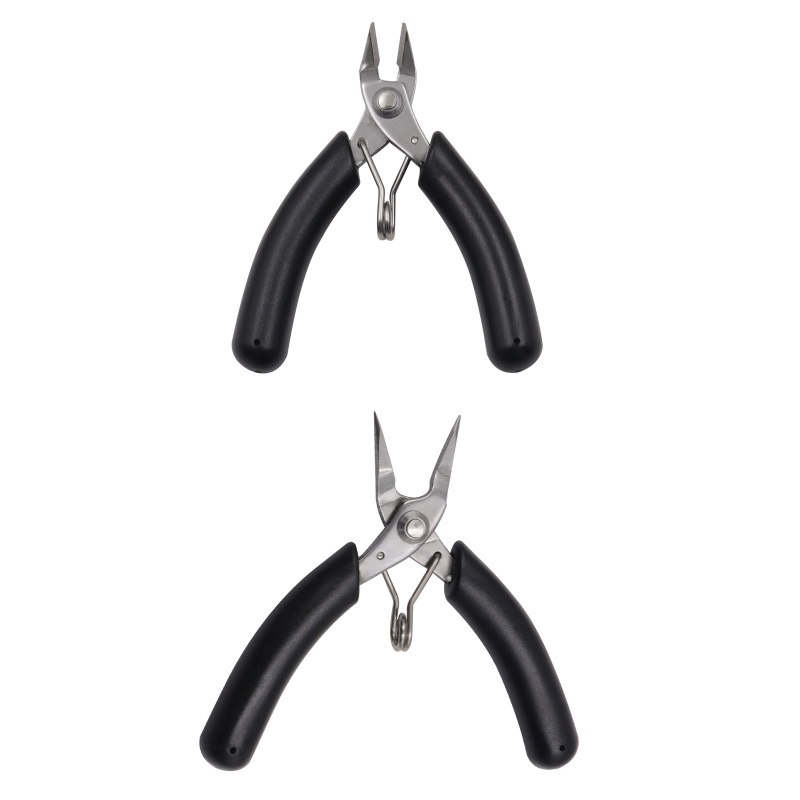 Kool Kìm Không Răng Mini Với Kìm Cắt Chéo Tay Cầm Nhựa PVC / Sắc Bén / Tròn / Cong