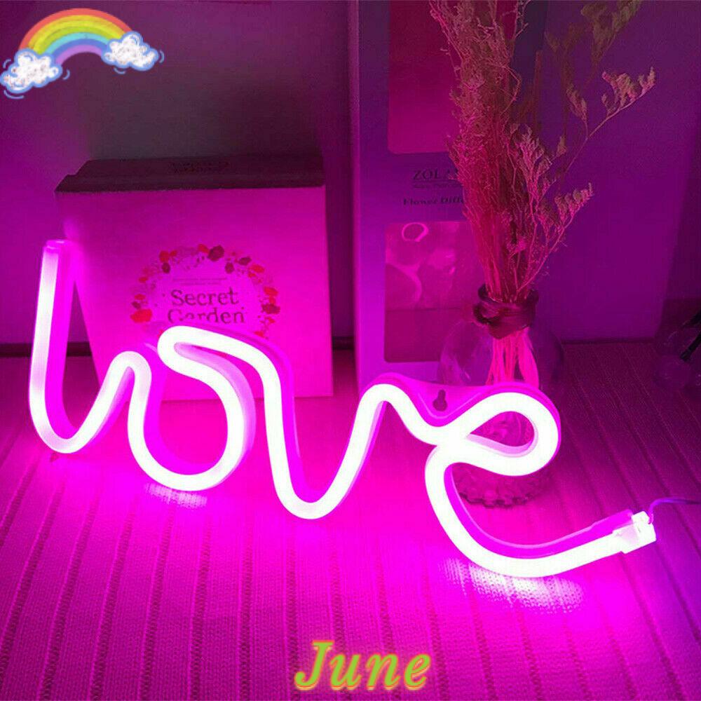 Đèn Led Neon Hình Chữ Love Trang Trí Lãng Mạn