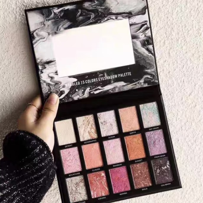 Bảng phấn mắt Miss lara 12 màu tông nhũ nội địa Trung và lì trang điểm chống nước lâu trôi cực hot trên Tiktok | BigBuy360 - bigbuy360.vn