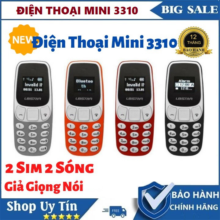 Điện Thoại Mini Gía Siêu Rẻ-Siêu Nhỏ-Dung Lượng Khủng-2 Sim 2 Sóng-Sóng Khỏe,Loa To,MP3,Thẻ Nhớ SD,Giả Giọng Nói | BigBuy360 - bigbuy360.vn